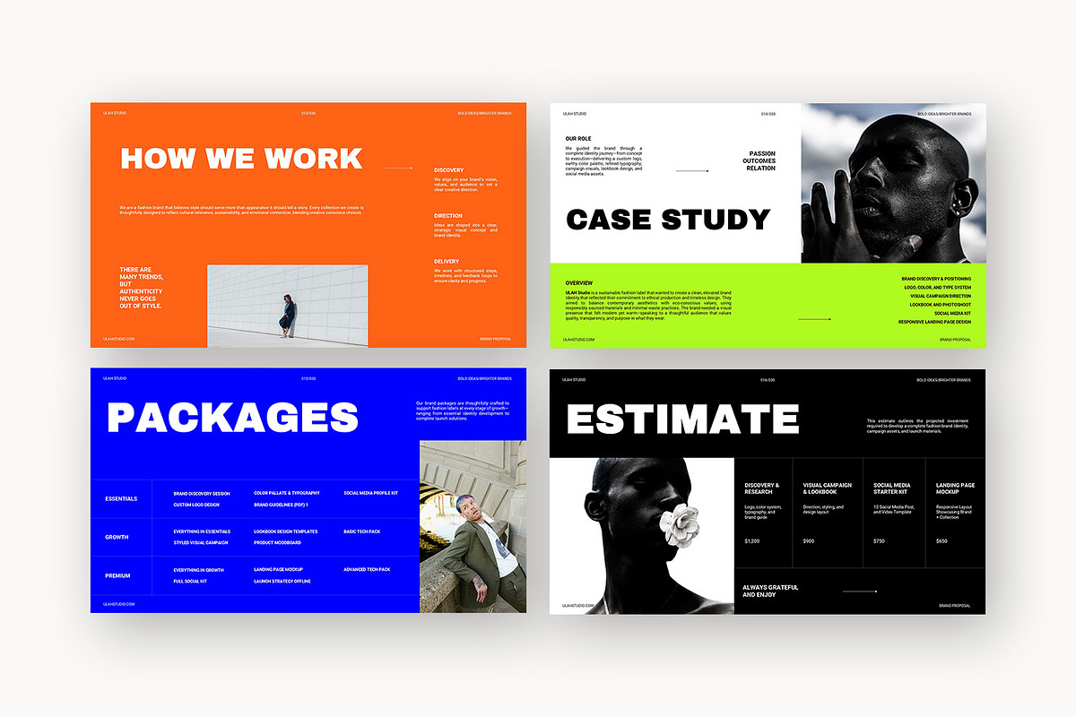 Ulah : Lifestyle Brand Powerpoint, a Presentation Template by Punkl Camp (Photo 5 of 15)