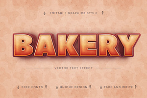 Biscuit - Editable Text Effect