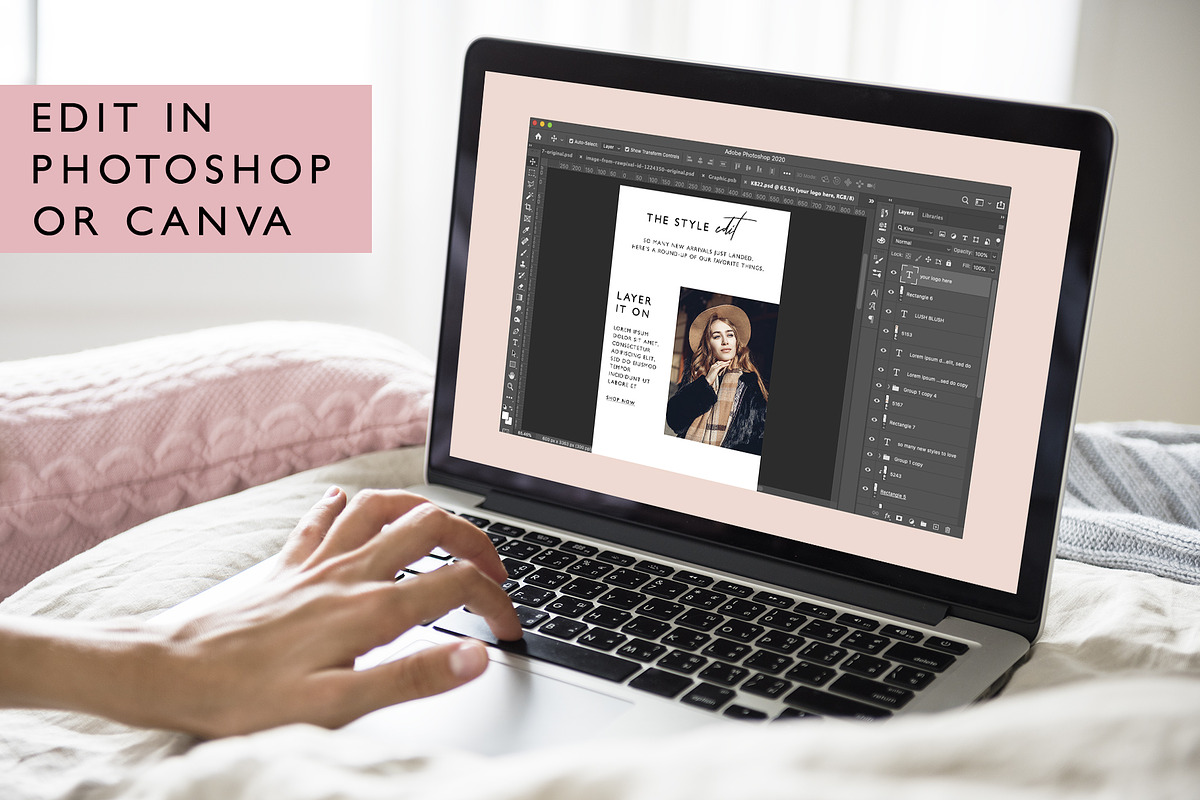Minimalist Fashion Email Template, an Email Template by KikiBunnyCreative (Photo 4 of 7)