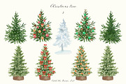 Warm Christmas Watercolor, a Seasonal Illustration by Catch the Dream Art (Thumbnail 5 of 21)