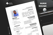 Nurse Resume Template, Modern CV, a Resume Template by MediaKitTemplates (Thumbnail 9 of 11)