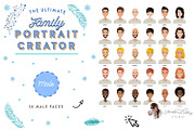 Portrait Creator Winter Family, a Person Illustration by Lauren Lesley Studio (Thumbnail 12 of 17)