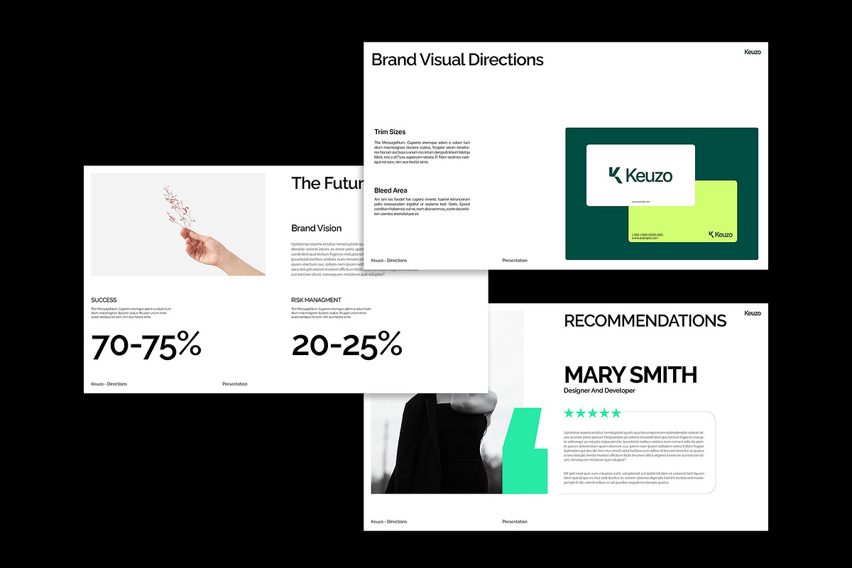 Keuzo - Creative Direction Template, a Presentation Template by Devators (Photo 5 of 5)