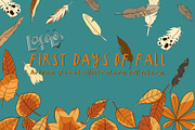 First days of fall - Illustrations, a Decorative Illustration by LAFOLO (Thumbnail 1 of 5)
