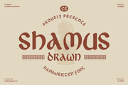 CS Shamus Drawn, a Sans Serif Font by Craft Supply Co. (Thumbnail 1 of 8)