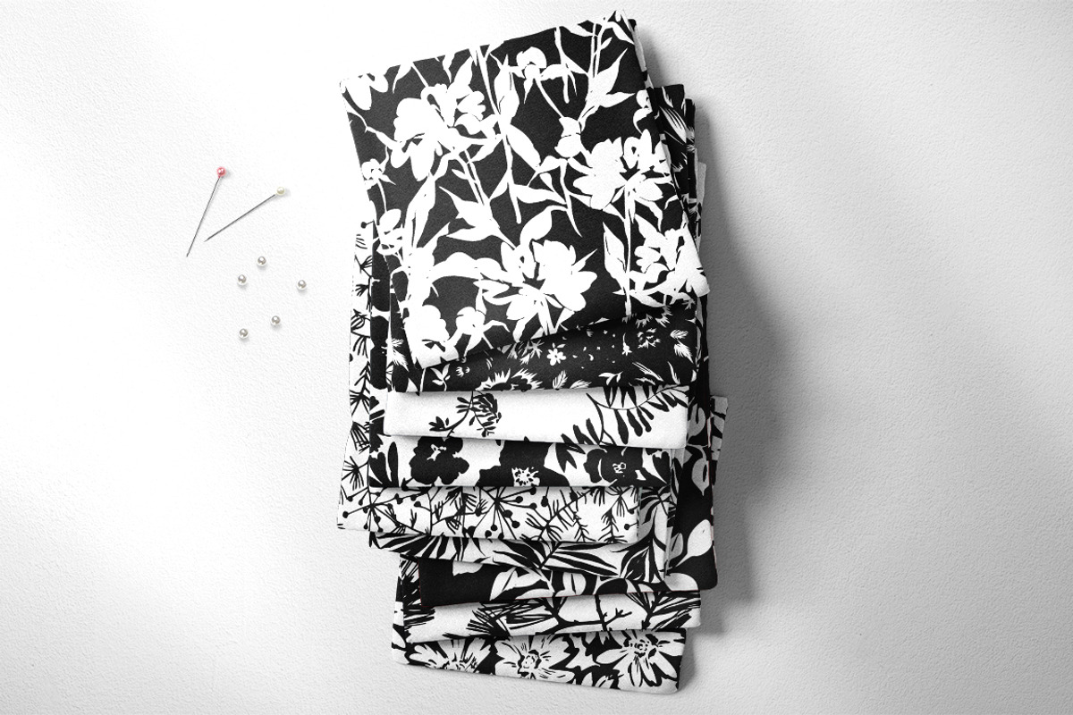 Floral Silhouettes Patterns Set, a Background Graphic by GALAKAM (Photo 12 of 14)