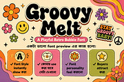 Groovy Melt, a Slab Serif Font by Wow Magic (Thumbnail 2 of 6)