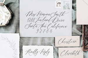 Aristea Modern Calligraphy Script