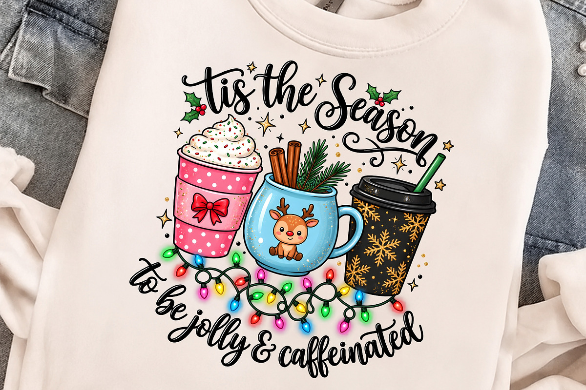 Tis The Season To Be Jolly CoffeePNG, an Object Graphic by Zahyl Studio (Photo 4 of 7)