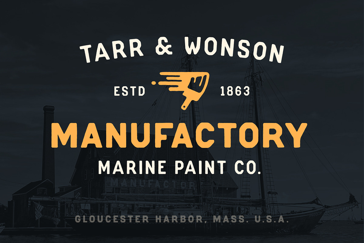 Paint Factory — Vintage letter font, a Sans Serif Font by SimpleBits® (Photo 2 of 4)