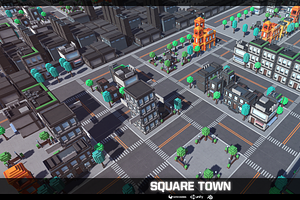 Square Town 3D