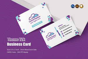 Theme Y2k Business Card, a Business Card Template by Esensifiksi.studio