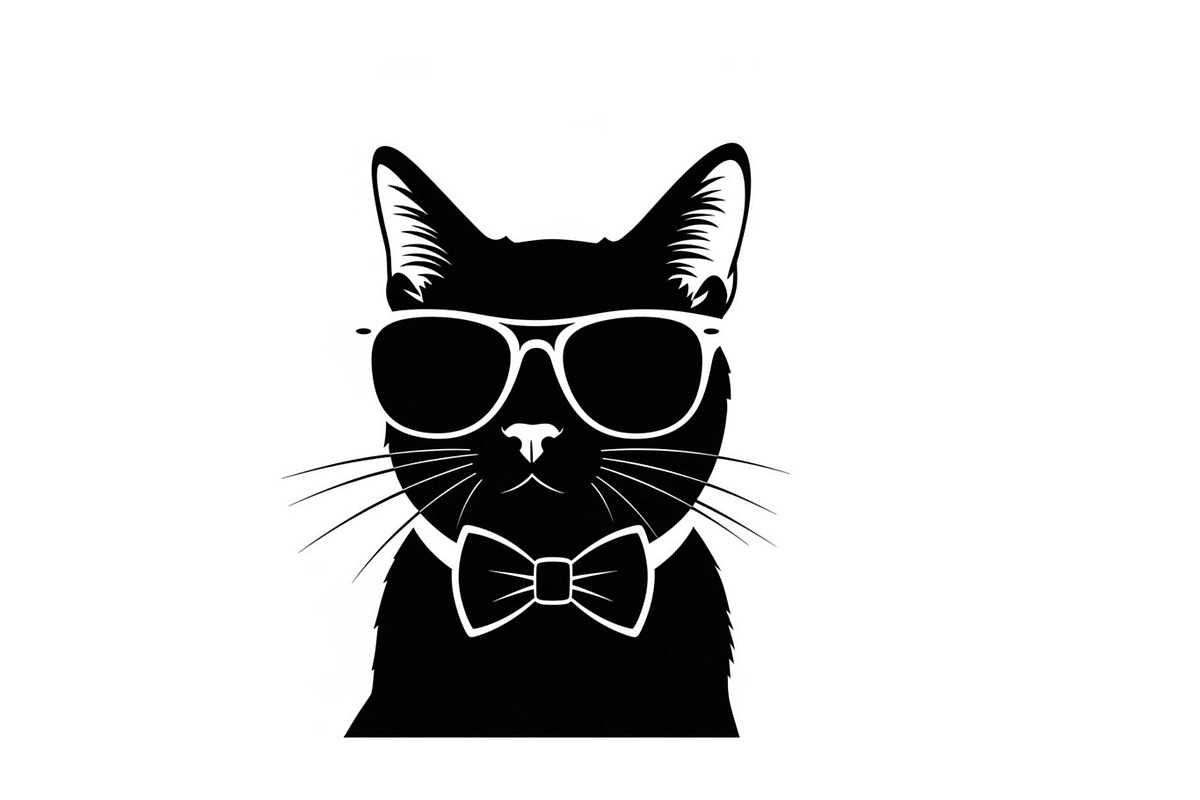 Cool Cat Silhouette Vector Bundle, an Illustration by Designs_River (Photo 14 of 51)