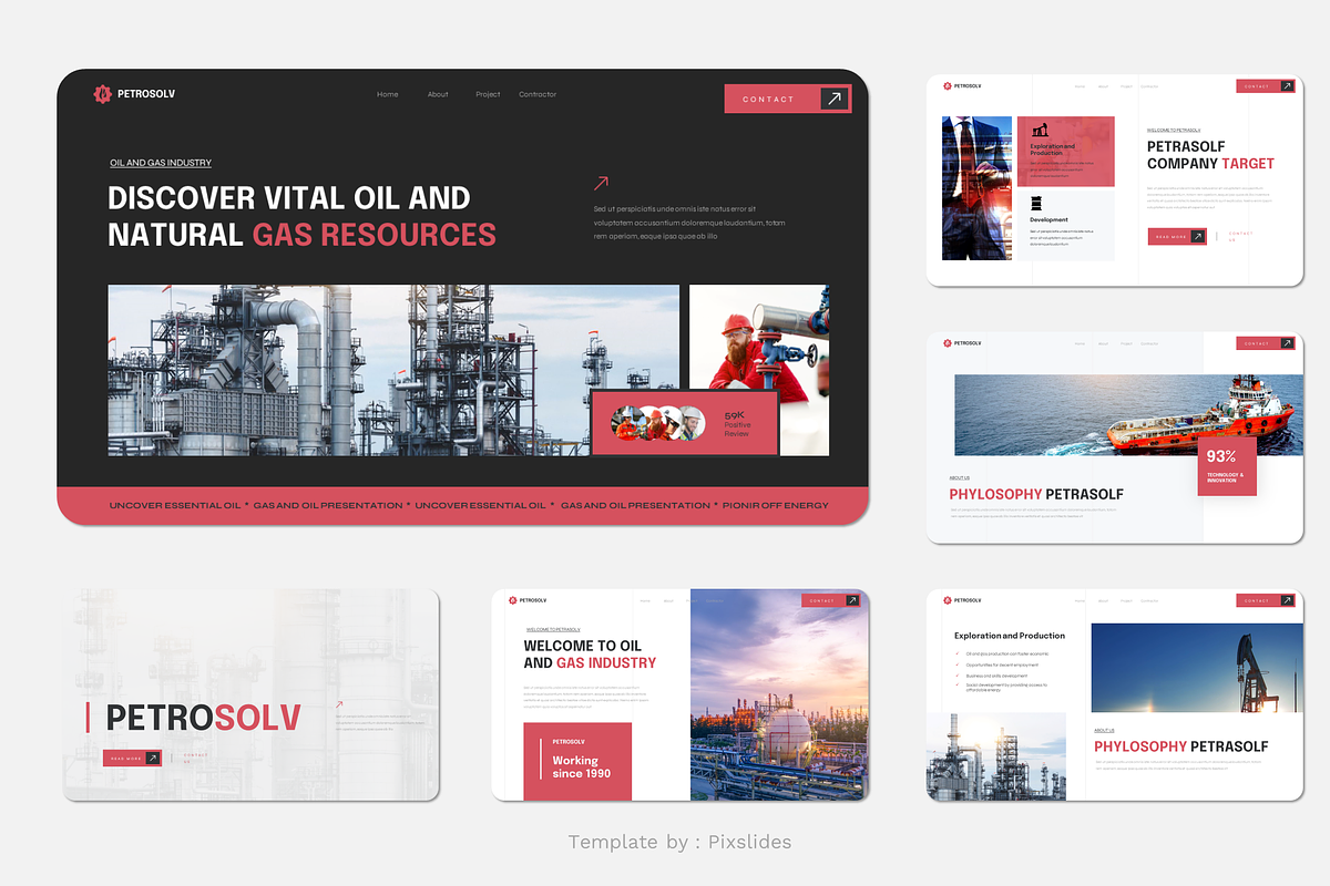 Oil and Gas Keynote, a Presentation Template by Pixslides (Photo 2 of 7)