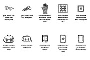 vintage fashion accessories Icon Set, an Outline Icon by Nurlan's shop (Thumbnail 3 of 6)
