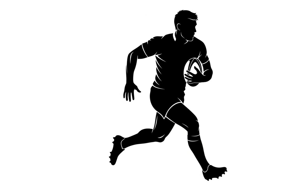 Rugby Player Silhouette Pack, an Illustration by Amazin_art (Photo 13 of 31)