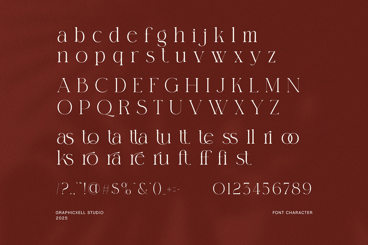 Miksero Elegant Serif Font, a Serif Font by Graphicxell (Photo 8 of 8)