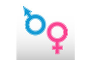 Male and female sex symbols, an Outline Icon by RODINA (Thumbnail 1 of 3)
