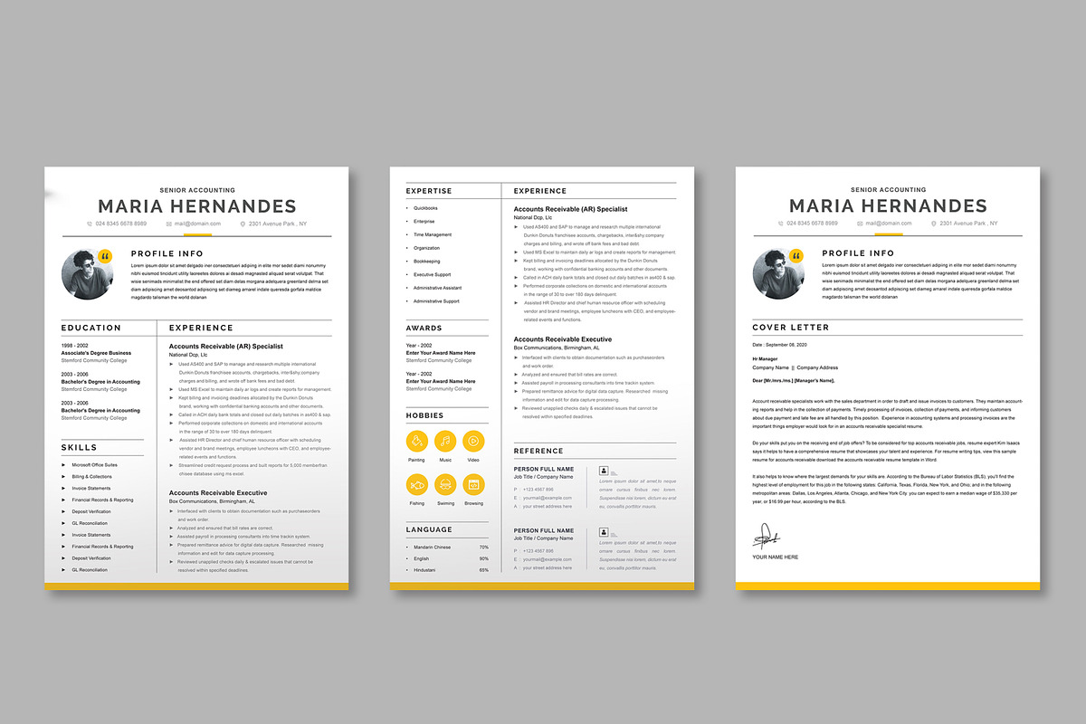 JOB WINNING RESUME - 50 TEMPLATES, a Resume Template by ResumeInventor (Photo 32 of 184)