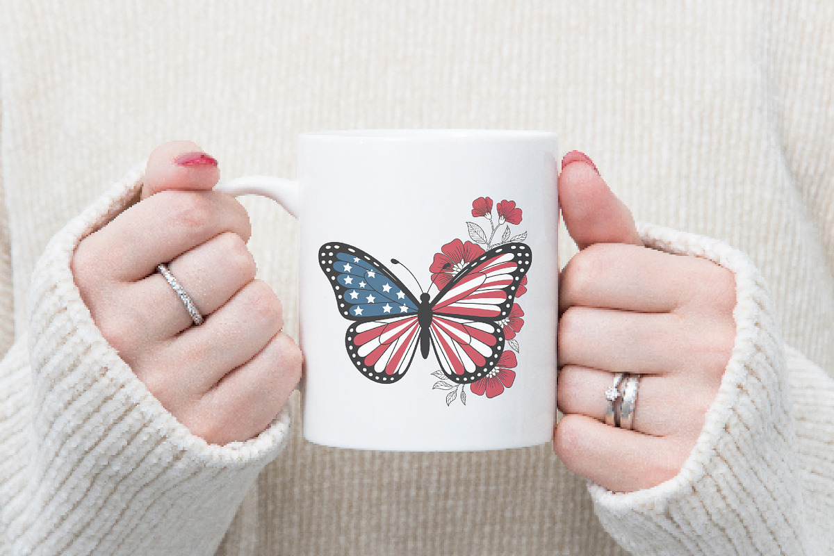 4th of July Sublimation Png, an Illustration by Watercolor design (Photo 6 of 6)