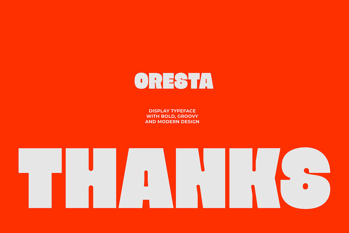 Oresta - Bold Display Font, a Sans Serif Font by limitype (Photo 12 of 12)