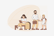 Public Transport Illustration, an Object Graphic by Jump Studio (Thumbnail 11 of 14)