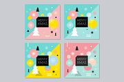 Geometric Christmas graphic set, an Illustration by Marish (Thumbnail 5 of 8)