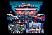 Background - Pixel Cafe, a Background Graphic by The Rusty Press (Thumbnail 6 of 8)