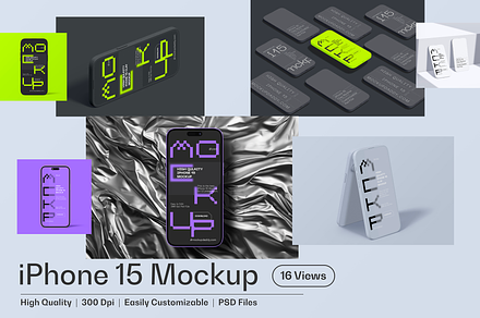 iPhone 15 Mockup