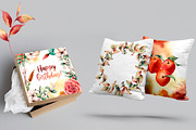 Fall Watercolor autumn flowers, a Seasonal Illustration by Yuliya Derbisheva (Thumbnail 2 of 9)