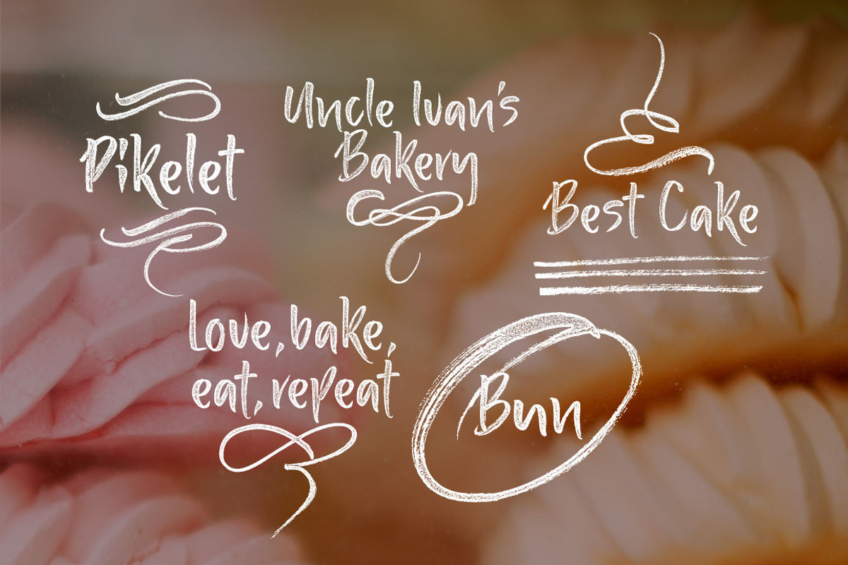 Bakery Paradise Handwritten Font preview 6