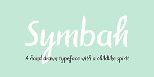 Symbah, a Script Font by Hashtag Type