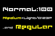 F Pixel Moc - Typeface Family, a Sans Serif Font by Fontsphere (Thumbnail 7 of 9)