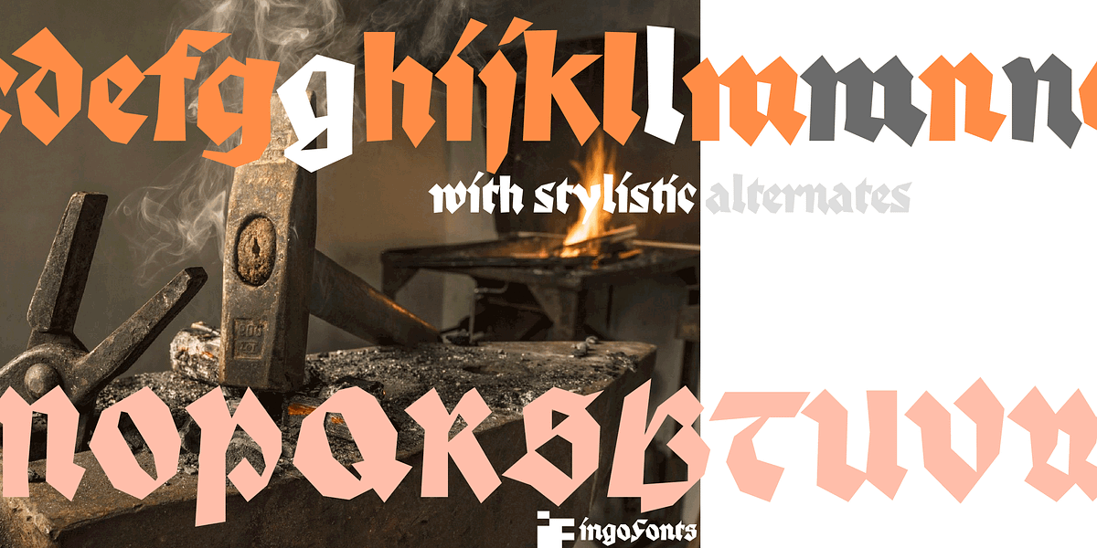 Palmona, a Blackletter Font by ingoFonts (Photo 5 of 10)