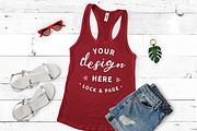 Next Level 1533 Tank Mockup Bundle, a Shirt Mockup by lock and page (Thumbnail 34 of 35)