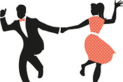 SWING DANCE CLIPART, a Graphic by La Inspiratriz (Thumbnail 9 of 21)