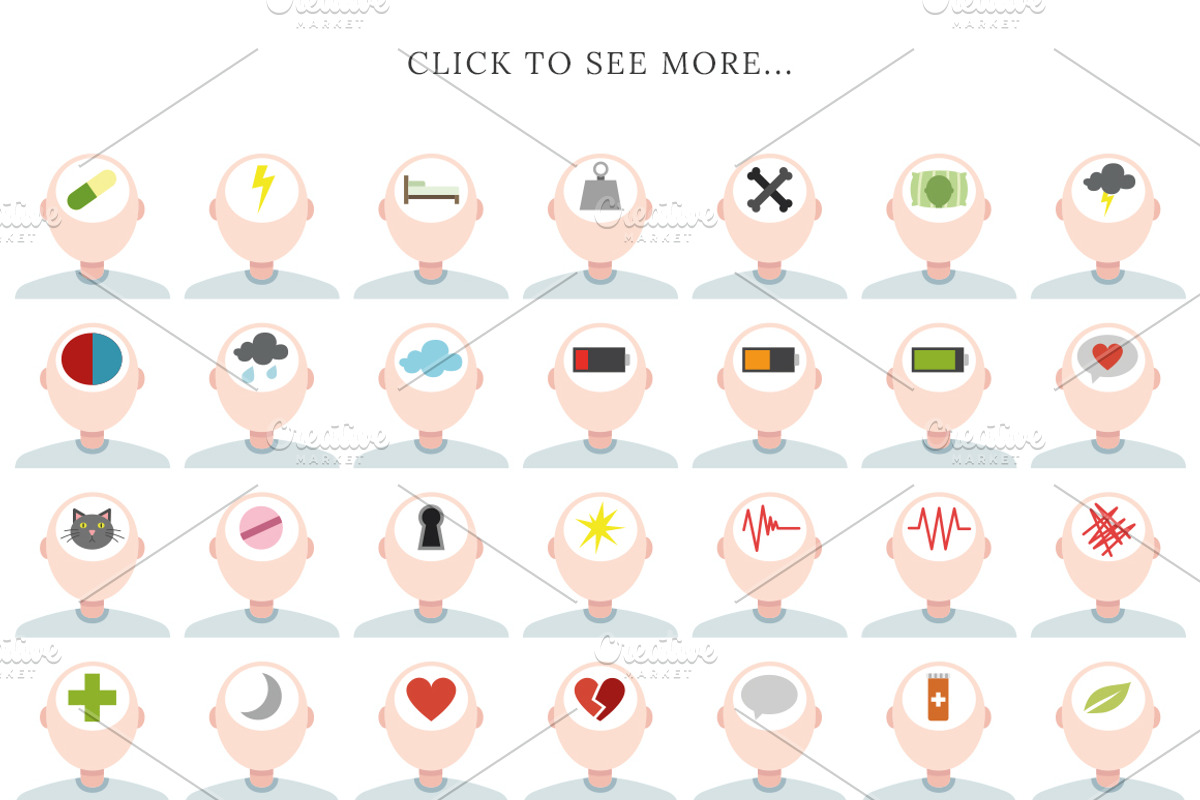 Mental health illustrations, a Healthcare Illustration by Little Bean (Photo 2 of 7)