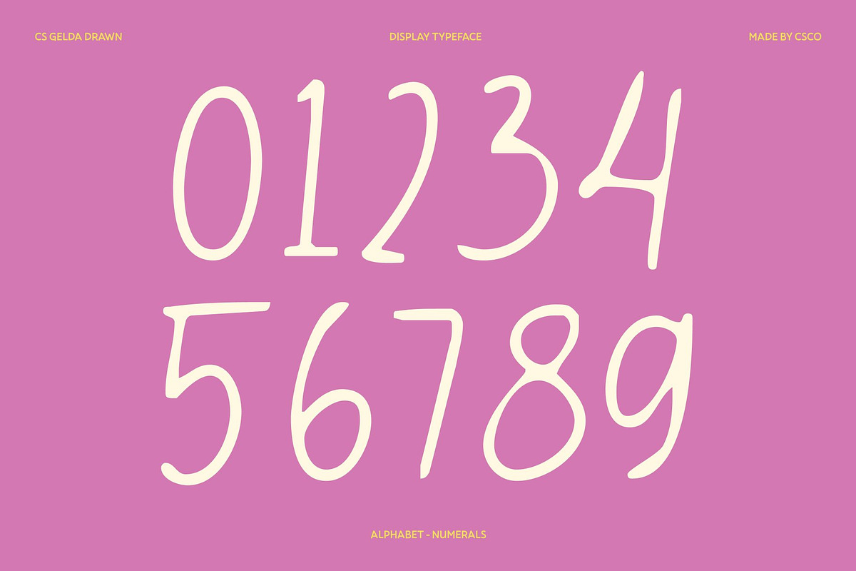 CS Gelda Drawn, a Script Font by Craft Supply Co. (Photo 5 of 8)