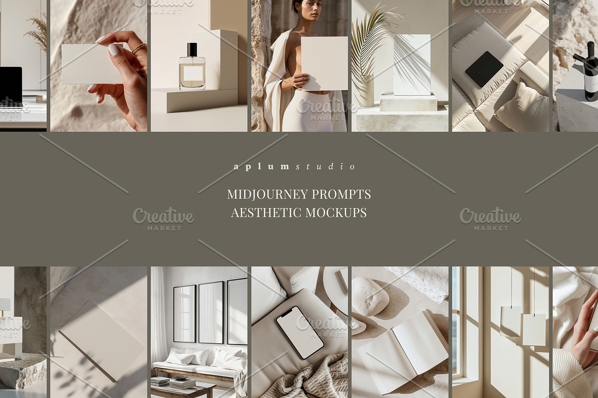 Prompts Midjourney Aesthetic Mockups, a Business Photo by AS Studio (Photo 1 of 8)
