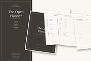 The Open Planner, a Stationery Template by The Clipart House (Thumbnail 1 of 7)