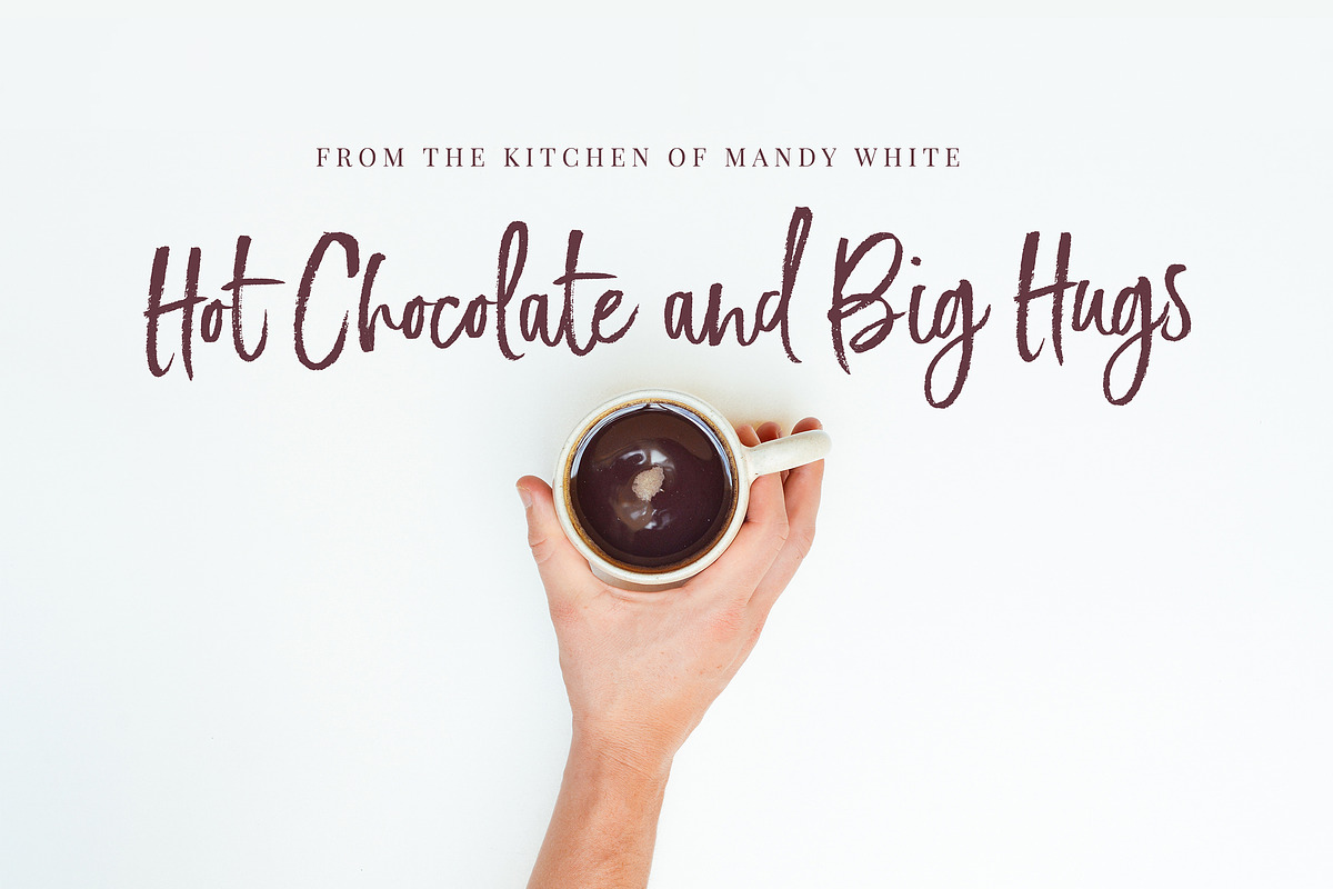Just Heavenly Brush Font & Extras, a Script Font by Nicky Laatz (Photo 5 of 12)