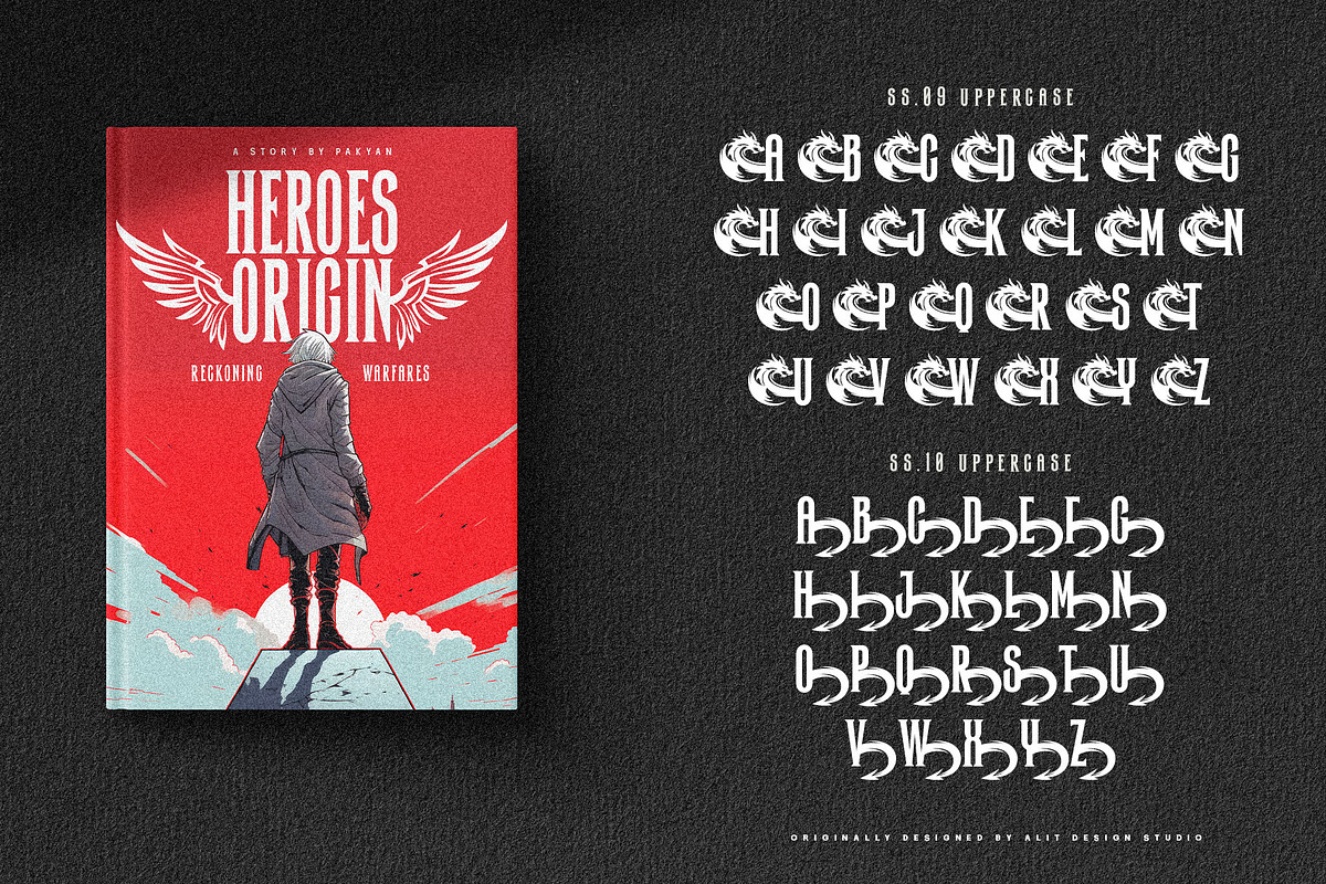 Power of Dragon Typeface, a Serif Font by alit design (Photo 16 of 21)