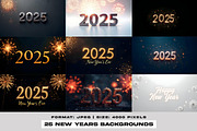 2025 New Years Eve (25) Backgrounds, a Holiday Photo by PixelsDesign (Thumbnail 2 of 3)