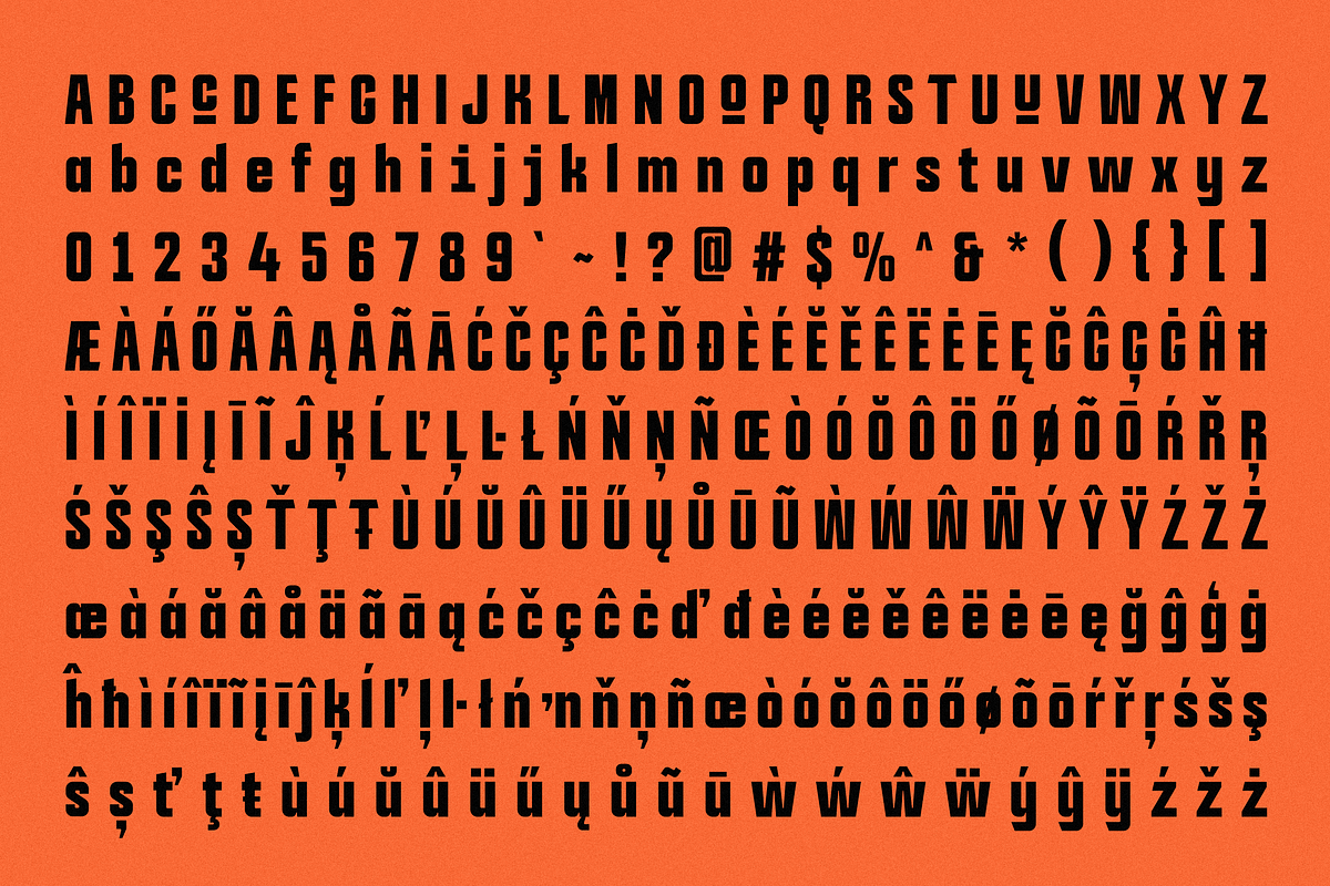 HF Borkas - Bold Sans Serif, a Sans Serif Font by 24Design Studios (Photo 12 of 15)