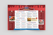 Burger Restaurant Menu Template, a Brochure Template by StockLayouts (Thumbnail 2 of 4)