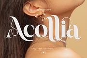 Acollia, a Serif Font by saemoon creative (Thumbnail 1 of 13)