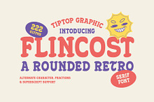 Flincost – Rounded Retro Font