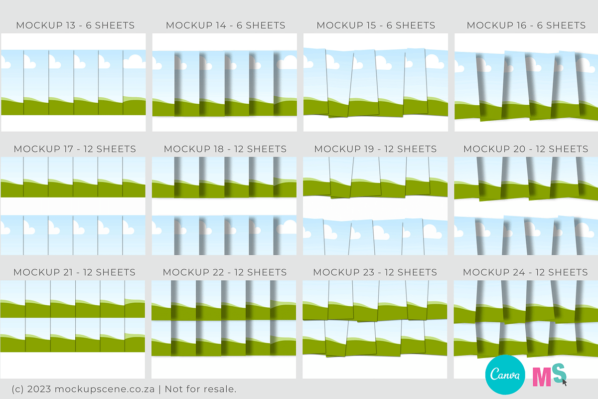 Digital Paper Mockups for Canva, a Mockup by Mockup Scene (Photo 5 of 21)