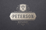 36 Restaurant Logos and Badges, a Branding & Logo Template by Vasya Kobelev (Thumbnail 11 of 18)