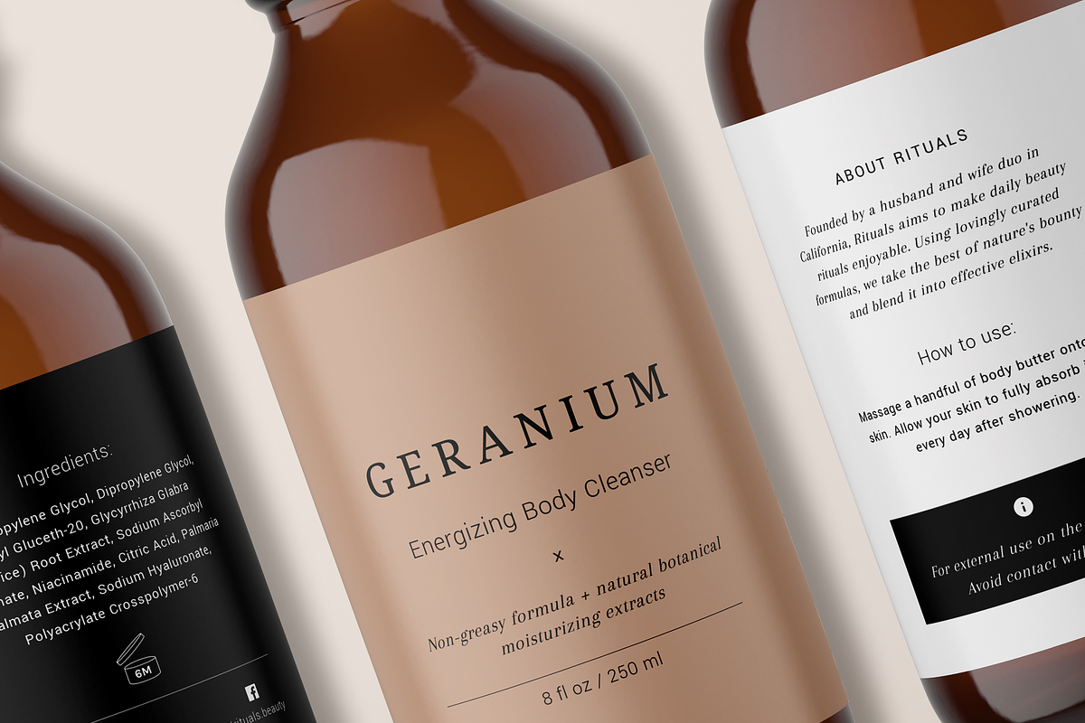 Cosmetic Label Bundle • Geranium, a Print Template by Sjá Agency (Photo 8 of 19)